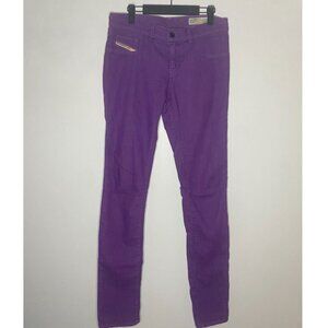 Diesel Purple Livier Stretch Super Slim-Jegging - Size W 31